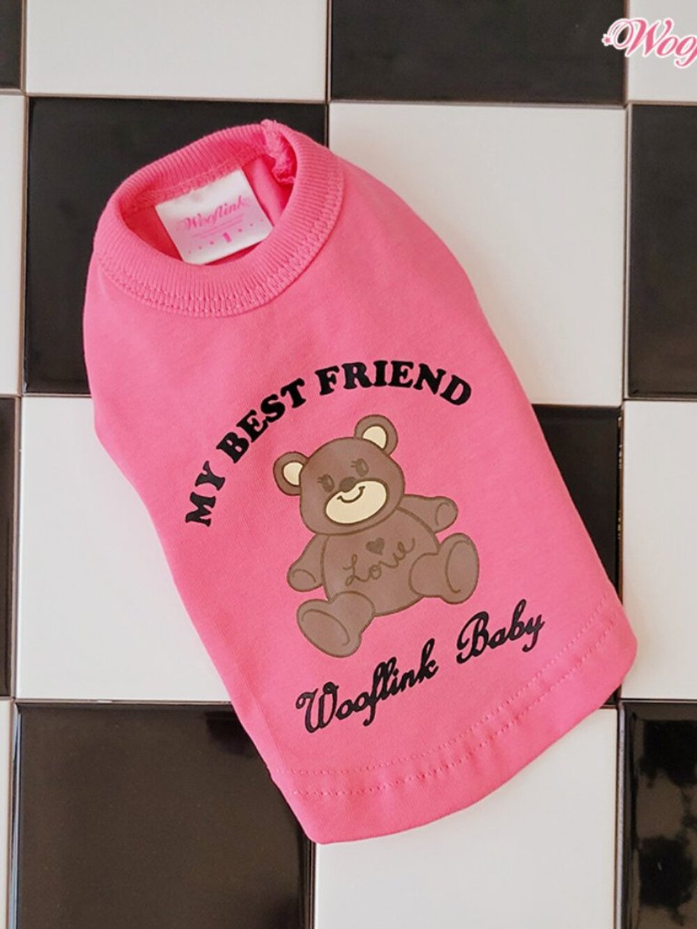 My Best Friend Tee PINK Size 3 - Wooflink NWT!!